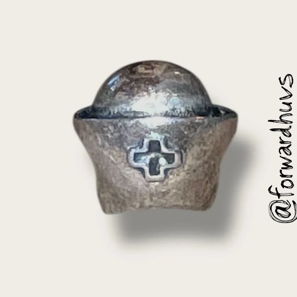 925 Sterling Silver Charm – Nurse Cap with Cross